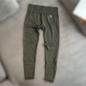 Gymshark Vital Seamless Leggings - Dark Green Marl (M) - NEVER WORN.